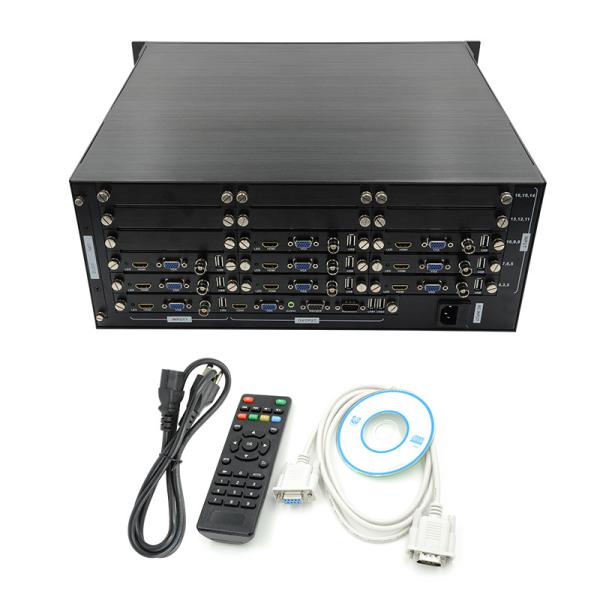 Quality 16 Channels Video HDMI Multi Viewer VGA BNC Signal Input 1080P 16X1 HDMI Switch for sale