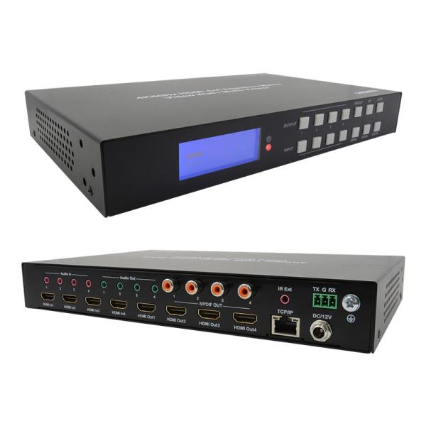 Quality 60Hz 4X4 4K Video Wall Controller 4X1 2x2 TV Wall Controller Seamless Matrix for sale