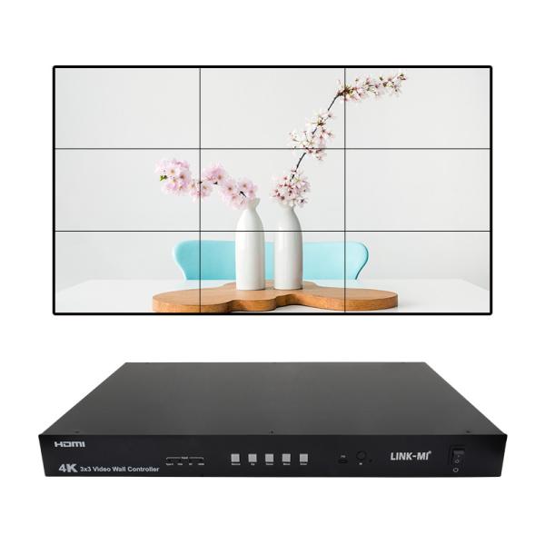 Quality Ultra HD 4K Video Wall Controller HDMI DP 3x3 Video Wall Processor VGA USB Type-C for sale