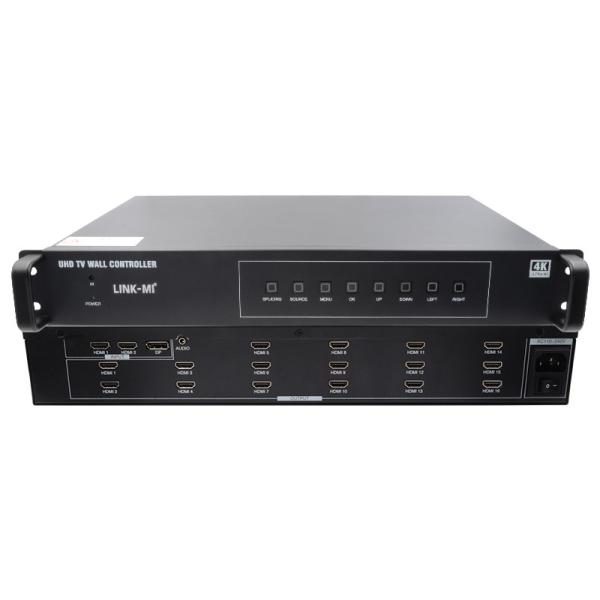 Quality 4K 4X4 HDMI Video Wall Controller 16 HDMI Outputs Image Rotation Video Wall for sale