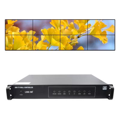 中国 2X4テレビ HDMI ウォールコントローラ 4K 60Hz 2X3 ビデオウォールプロセッサ 2X2 8台のディスプレイユニット 販売のため
