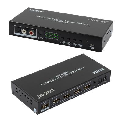 China 256mA 4X1 HDMI Switcher Box 2.0 Switch YUV4:4:4 18Gbps Support ARC CEC HDR for sale