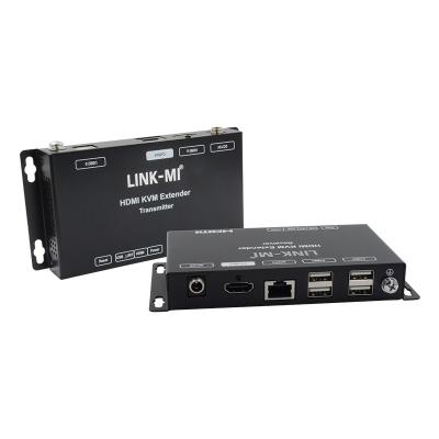 China 50M HDMI USB KVM Extender Up 50m 100m Support Dual POC USB2.0 for sale