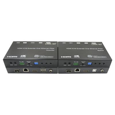 China 4K AV sobre IP Fibra HDMI KVM Extender Soporte para multicast unicast con USB RS232 en venta