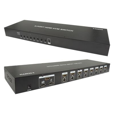 China 8 PORT KVM Switch HDMI Auto Switching 1920 X 1440 Solutions for sale