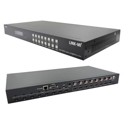 China 8x8 4K HDMI Modular Matrix Switcher With SPDIF Out IP Web GUI Control For 8 UHD Displays for sale