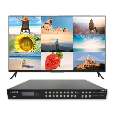 China Control de pared de video 9x9 4K Conmutación sin fisuras 4k HDMI 9x1 Multi Viewer 1080P en venta
