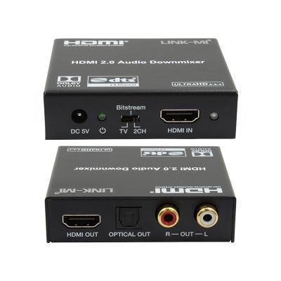 China 18Gbps HDMI Splitter Analog To Digital Audio Converter With Audio Downmix for sale