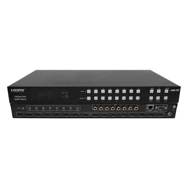 Quality 18Gbps 8x8 Matrix Switcher With ARC Function Support 4K2K 60Hz YUV 4:4:4 for sale