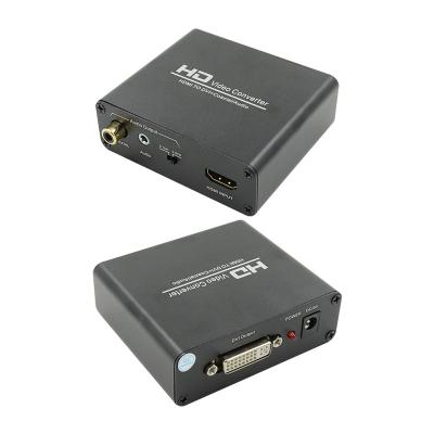 China 1920x1080 HD Video HDMI Converter HDMI To DVI Converter For PS3 Blu-Ray DVD for sale