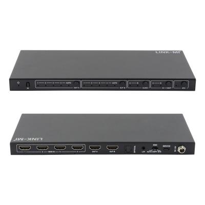 Quality 4X2 HDMI Matrix UHD Switcher With Audio Extraction 4K60Hz Downscaler ARC EDID for sale