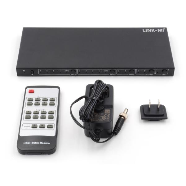 Quality 4X2 HDMI Matrix UHD Switcher With Audio Extraction 4K60Hz Downscaler ARC EDID for sale