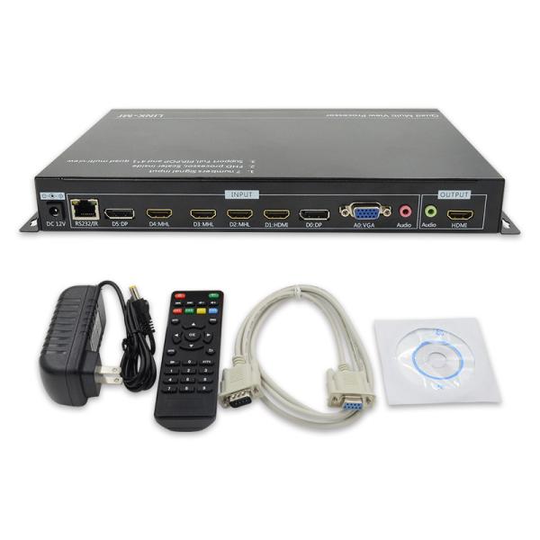 Quality PIP POP HDMI Multi Viewer 4k 4x1 With IR Remote RS232 Control Center Control for sale