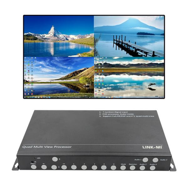 Quality PIP POP HDMI Multi Viewer 4k 4x1 With IR Remote RS232 Control Center Control for sale