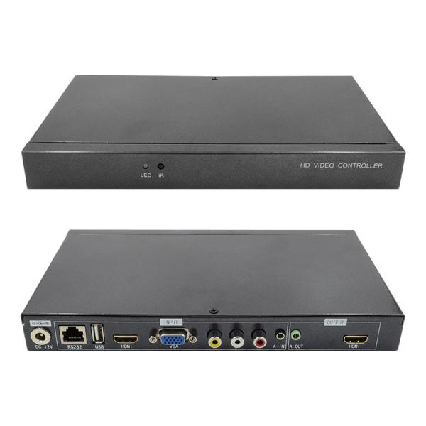 Quality Character Superimposer HDMI Video Wall Controller Caption Adder 4 In 1 Out HD for sale