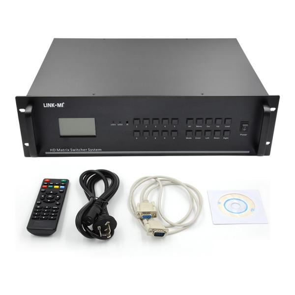 Quality 16 In 16 Out HDMI Matrix Switch 4K 16X16 Video Matrix Support VGA DVI SDI Signal for sale