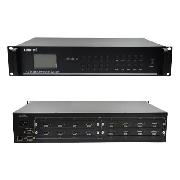 Quality 4K Video Audio Matrix 8X8 HDMI Matrix Switcher System RS232 TCP/IP Remote for sale