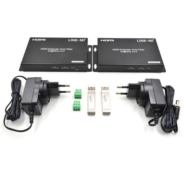 Quality 4K HDMI Extender Over Fiber 60KM Ultra HD Video Fiber Extender With EDID for sale