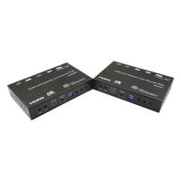 Quality HDMI USB AV Over IP KVM Extender Over Fiber Support POE RS232 Unicast Multicast for sale
