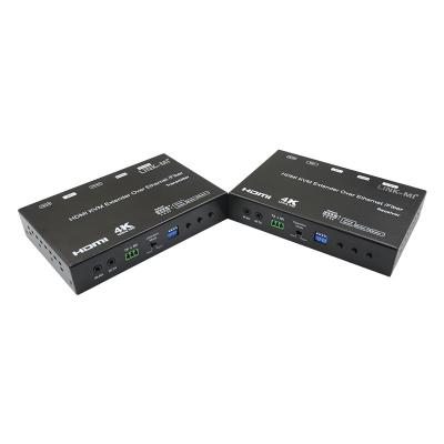 China HDMI USB AV sobre IP KVM Extender sobre soporte de fibra POE RS232 Unicast Multicast en venta