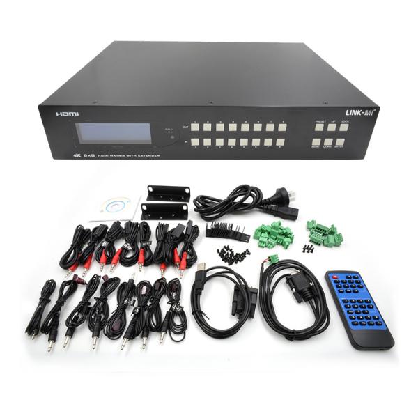 Quality 8X8 HDMI Matrix Extender Up To 70m 8 HDMI Loop Out 4K60Hz HDMI Video Switch for sale