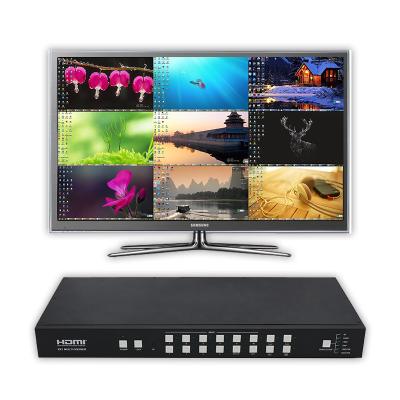 China 9x1 HDMI Multi Viewer HDMI Switcher sem costura 9 canais para monitoramento à venda
