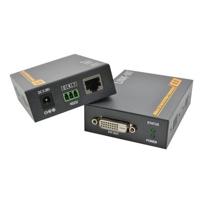 中国 70M DVI HDBaseT KVM エクステンダー Cat6/7 ケーブルサポート 4K RS232 販売のため