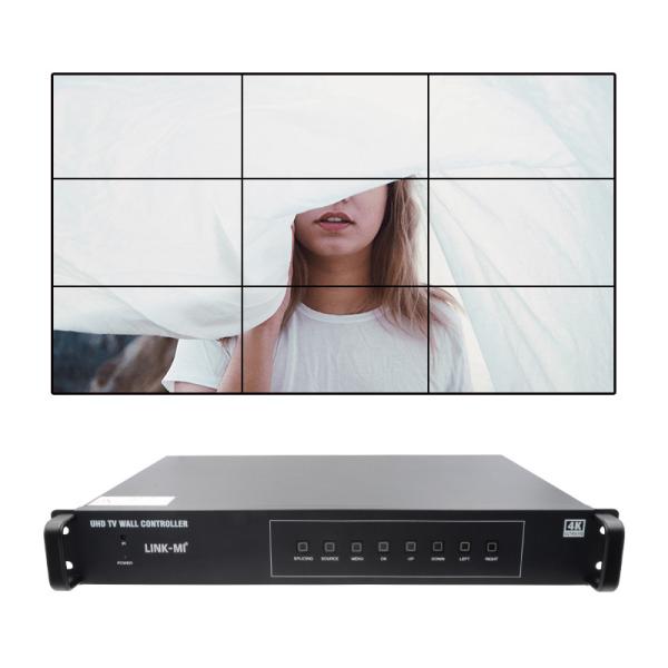 Quality 3X3 Video Wall Processor 4K With Image Rotation Roaming Window Controller 3x3 4k for sale