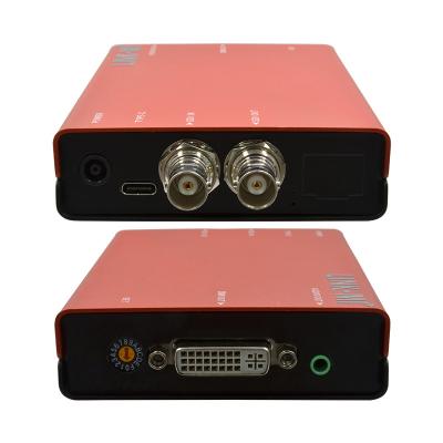China 270 Mbps Video HDMI Converter SDI naar DVI Converter 12V Te koop