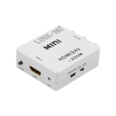 China MINI HDMI To CVBS MINI HDMI To AV Signal Converter Compatible HDMI 1.3 for sale
