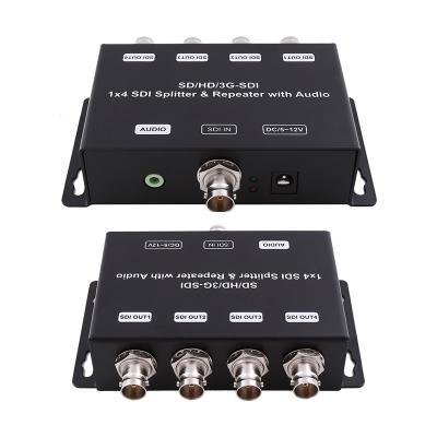 China SD/HD/3G-SDI 1 to 4 Distribution Amplifier & Repeater with audio for sale