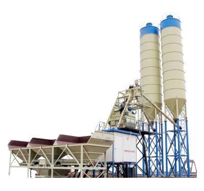 China misturador de cimento portátil de tratamento por lotes concreto estacionário do silo da planta 35m3 à venda