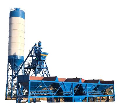 China Wet Dry Stationary Concrete Batching Plant Portable Mixed Cement RMC Plant for sale