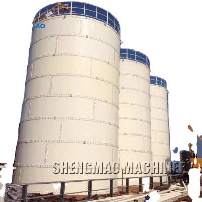 China Small Steel Vertical Cement Silo Single Storage Machine With Feeder For Cement And Fly for sale