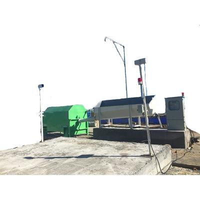China PLC Warmtewisselaar van de Controle de Concrete Recyclerende Installatie voor de Vrachtwagenwegspoeling van de Doorgangsmixer Te koop