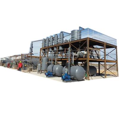China 5-8 Years Reactor Life Crude Petroleum Oil to Diesel Distillation Machine for Waste Oil for sale