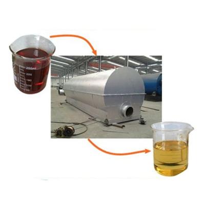 China Vacuum Waste Oil Recycling to Diesel Distillation Plant 7.2-9 Tons Output in 24 Hours for sale