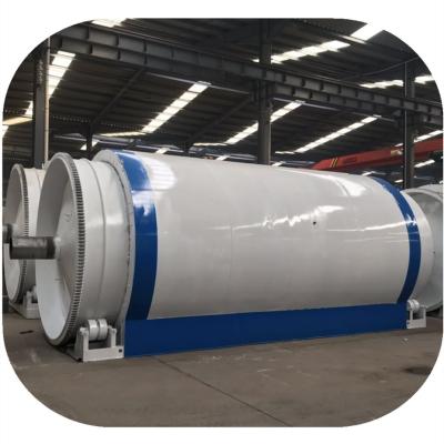 China 300 Square Meters Area Needed for Waste Tire and Plastic to Fuel Oil Pyrolysis Machine for sale