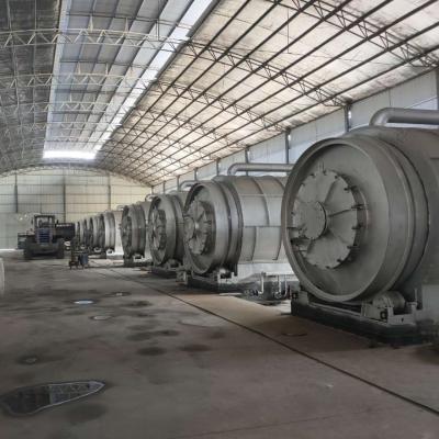 China Waste Tyre Pyrolisys Plant 2600mm*6600mm For Green Energy Solution for sale