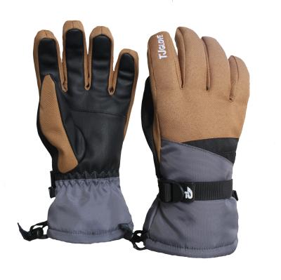 China Hotly new style fashion Water-resisted men's ski gloves for sale