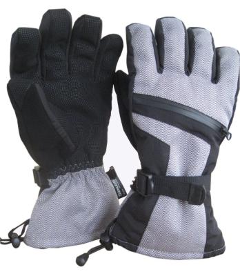 China Ski Finger Snowboard Gloves Factory OEM Ski Finger Snowboard Gloves With Waterproof Zipper for sale