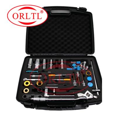 China ORLTL Diesel Fuel Injector Dismantling Equipments Common Rail Injector Repair And Disassemble Tools Total 40 Pieces for sale