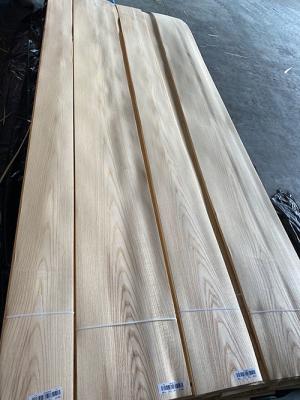 China Width 12cm White Ash Wood Veneer Plain Sliced Panel C Grade OEM for sale