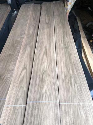 China Black Walnut Interior Door 2mm Wood Veneer Crown Cut A Grade for sale