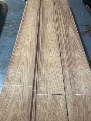 China A Grade Walnut Veneer MDF Quarter Sawn 100mm American Walnut Wood Veneer for sale