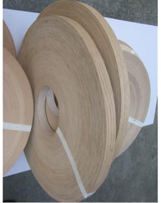 China ISO9001 Wood Laminate Edge Banding 15MM Peel And Stick Wood Veneer Strips for sale