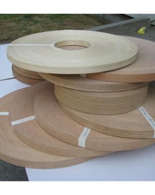 China Width 2mm Light Oak Veneer Edging Strip 50m/Roll MDF Wood Edge Tape for sale