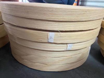China 0.5mm Wood Laminate Edge Banding MDF 8% Moisture Wood Veneer Strips for sale