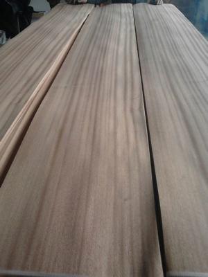 China Quarter Cut Sapelle African Wood Veneer For Interior Designs for sale