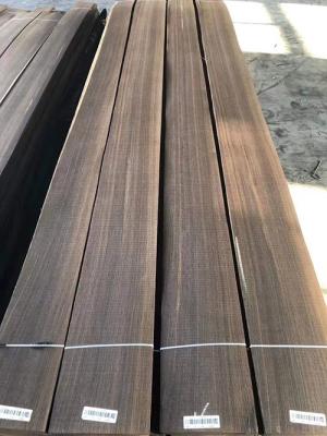 China 0.70MM Smoked Saw Cut Oak Wood Veneer Panel A / B Interior Decoration Use for sale